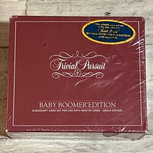 Trivial Pursuit Baby Boomer Edition‎ 1983 Original Vintage New Sealed Game